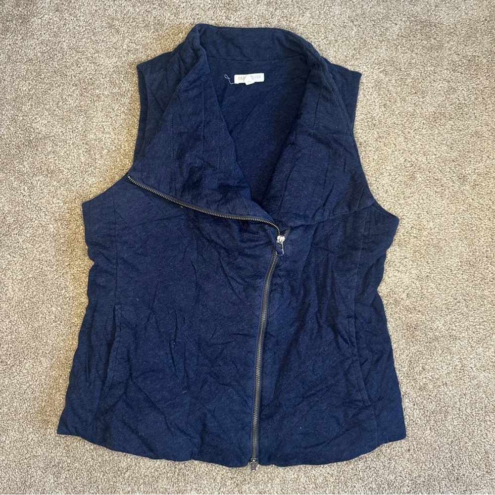 Eileen Fisher Dark Blue Women's Vest